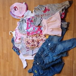 Girl lot 3-6 month baby girl Lot 23 pieces winter, spring